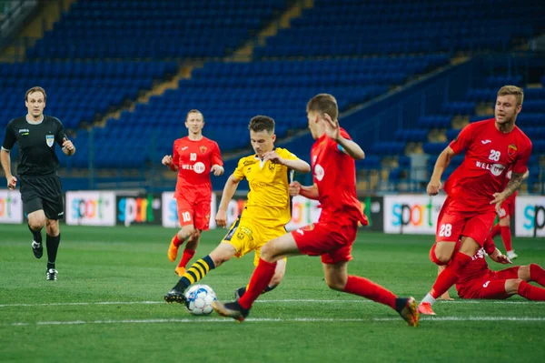 Kharkiv Oekraïne Juni 2020 Voetbalwedstrijd Van Oekraïense Pfl Metallist 1925 — Stockfoto