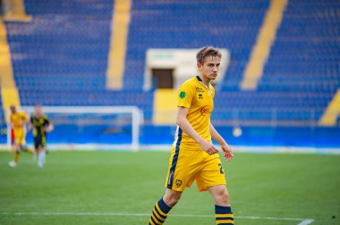 KHARKIV, UKRAINE - 5 Mayıs 2019: PFL Metallist-1925 Futbol Maçı