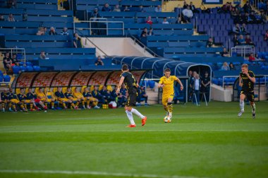 KHARKIV, UKRAINE - 5 Mayıs 2019: PFL Metallist-1925 Futbol Maçı