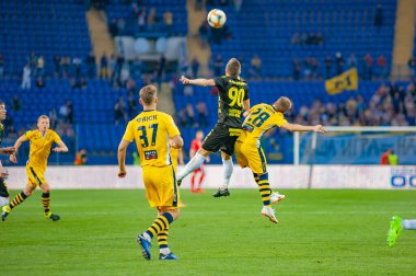 KHARKIV, UKRAINE - 5 Mayıs 2019: PFL Metallist-1925 Futbol Maçı