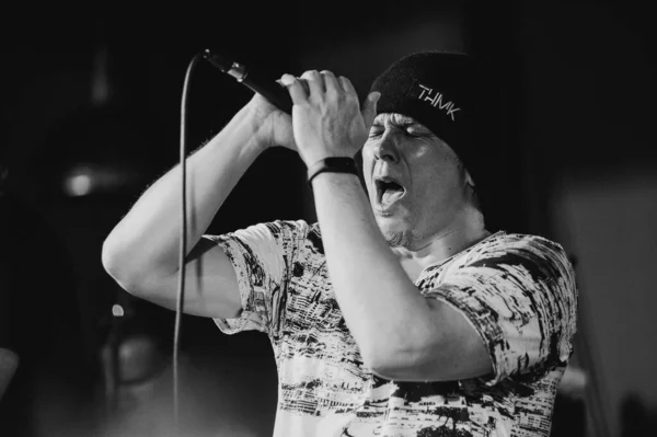 Kharkiv Ukraine April 2019 Fozzy Singer Rap Group Tnmk — Stock Photo, Image