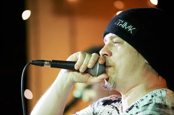 Kharkiv Ucrania Abril 2019 Fozzy Cantante Del Grupo Rap Tnmk — Foto de Stock