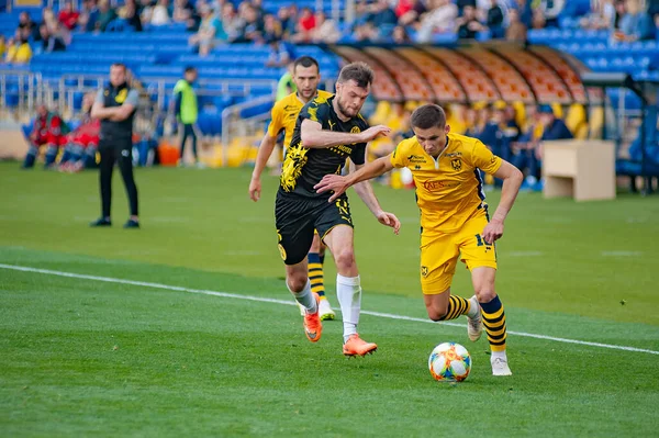 Kharkiv Ukraine Maj 2019 Fotbollsmatchen Mellan Pfl Metallist 1925 Ruch — Stockfoto