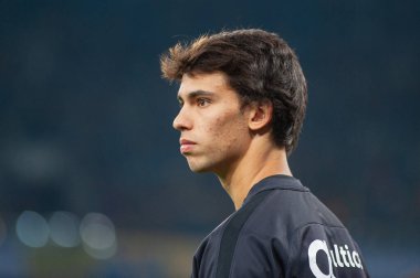 Kyiv, Ukrayna - 14 Ekim 2019: EURO 2020 eleme maçından önce Joao Felix.