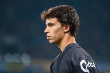 Kyiv, Ukrayna - 14 Ekim 2019: EURO 2020 eleme maçından önce Joao Felix.
