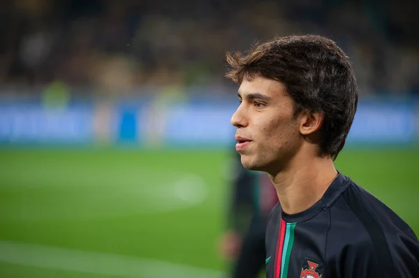 Kiev Ucrania Octubre 2019 Joao Felix Antes Del Partido Clasificación — Foto de Stock