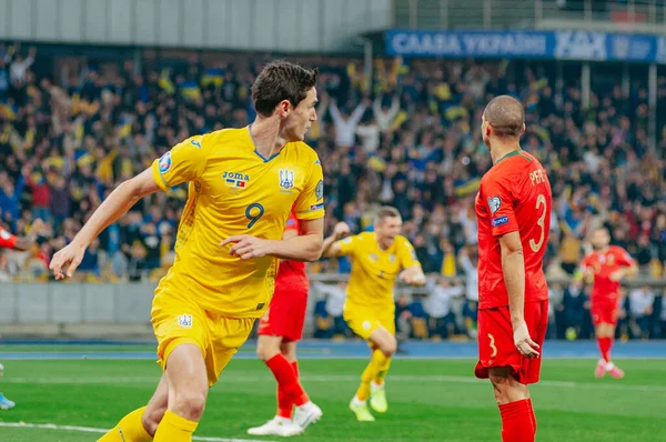 Kiev Ukraina Oktober 2019 Roman Yaremcuk Framför Ukraina Matchen Euro — Stockfoto