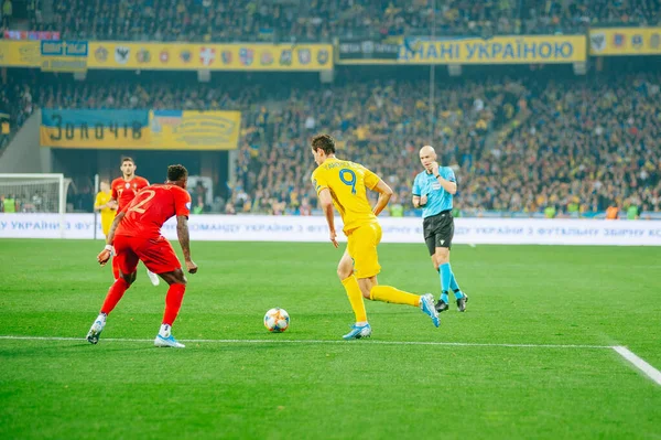 Kiev Ukraina Oktober 2019 Roman Yaremcuk Framför Ukraina Matchen Euro — Stockfoto