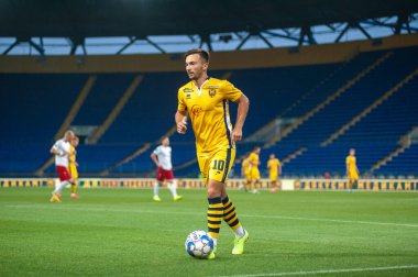 KHARKIV, UKRAINE - 4 Temmuz 2020: Ukrayna Premier Lig Metalisti-1925 - Gornyak-Spor