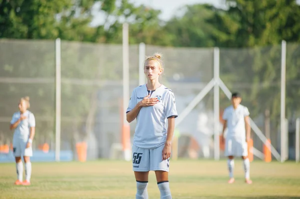 Kharkiv Ukraine Juli 2020 Fotbollsmatch Ukraina Ligan Zhitlobud Mariupol — Stockfoto