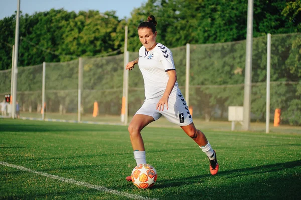 Kharkiv Ukraine July 2020 Football Match Ukraine League Zhitlobud Mariupol — 图库照片