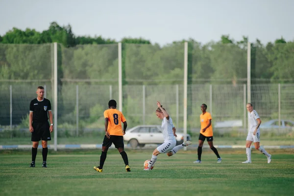 Kharkiv Ukraine Juli 2020 Voetbalwedstrijd Van Oekraïense Competitie Zhitlobud Mariupol — Stockfoto