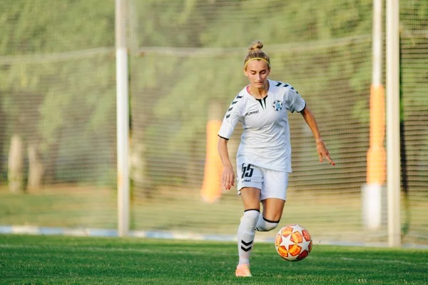 Kharkiv Ukraine Juli 2020 Fußballspiel Der Ukrainischen Liga Zhitlobud Mariupol — Stockfoto