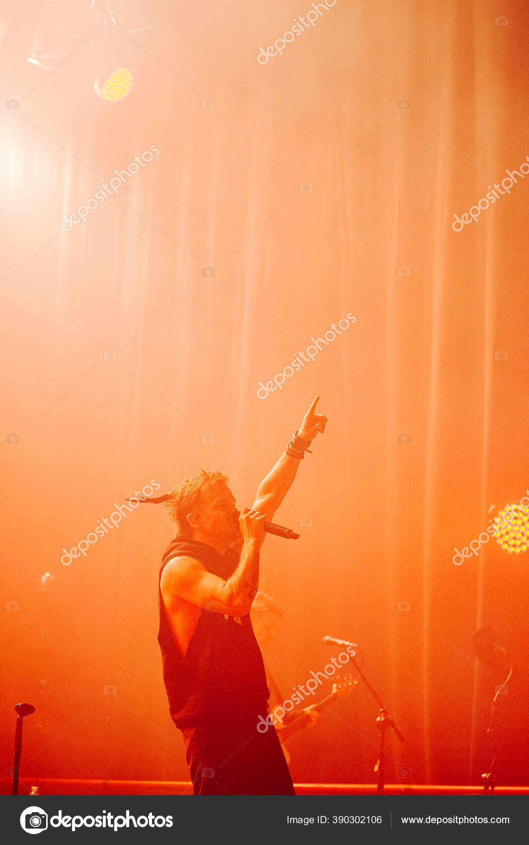 Харьков Украина Октября 2019 Года Лаури Илонен Фронтман Rasmus.