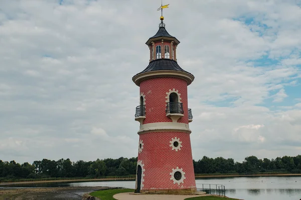 Moritzburg Tyskland September 2016 Solnedgång Vid Fyr Majestätiska Barock Slott — Stockfoto