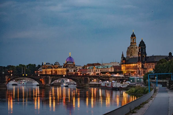 Dresden Germany September Beautiful Historic Old Town Dresden Capital Saxony — Stock Photo, Image