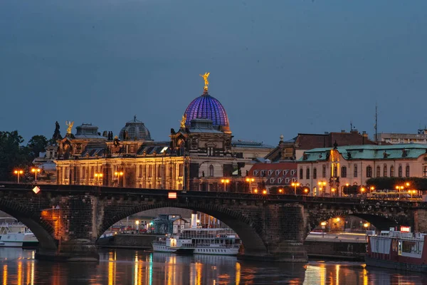 Dresden Németország Szeptember Gyönyörű Történelmi Óváros Drezda Szászország Fővárosa Németország — Stock Fotó