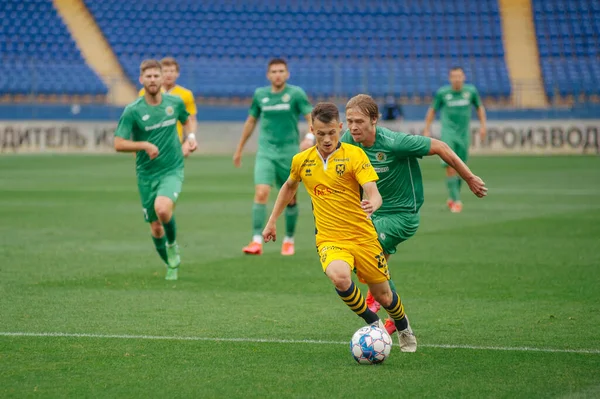 Kharkiv Ukraine Lipiec 2020 Mecz Piłki Nożnej Pfl Metallist 1925 — Zdjęcie stockowe