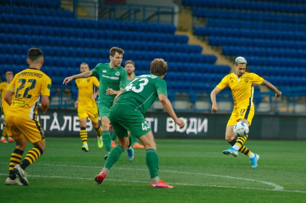 Kharkiv Ucrania Julio 2020 Partido Fútbol Pfl Metallist 1925 Avangard — Foto de Stock