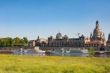 Dresden, Almanya - 2 Haziran 2019: Frauenkirche