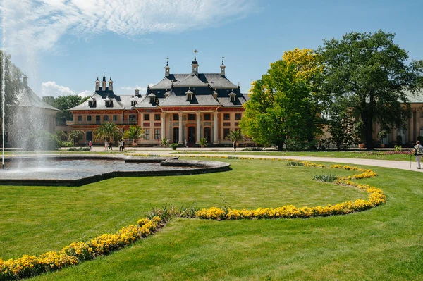 Dresden Tyskland Juni 2019 Slott Pillnitz Schloss Pillnitz Nära Dresden — Stockfoto