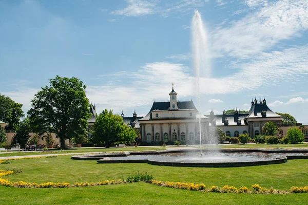 Dresden Tyskland Juni 2019 Slott Pillnitz Schloss Pillnitz Nära Dresden — Stockfoto