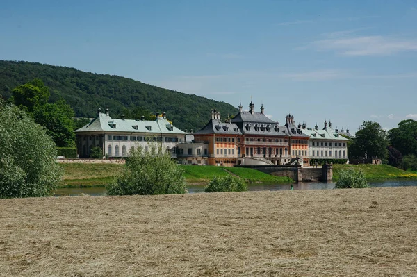 Dresden Tyskland Juni 2019 Slott Pillnitz Schloss Pillnitz Nära Dresden — Stockfoto