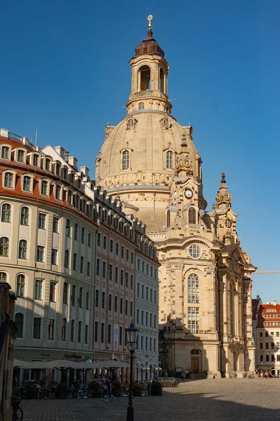Drezno Niemcy Czerwca 2019 Frauenkirche — Zdjęcie stockowe