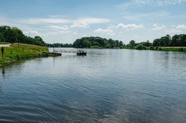 Dresden Germamy June 2019 Saxony Popular Ferry Service Town Dresden — Stock Photo, Image