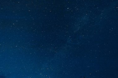Astronomi. Yıldızlı gece gökyüzü dokusu