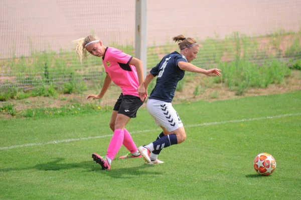 Kharkiv Ukraine Juli 2020 Frauenfußballspiel Zhilstroi Gegen Woschod Gibt Keine — Stockfoto