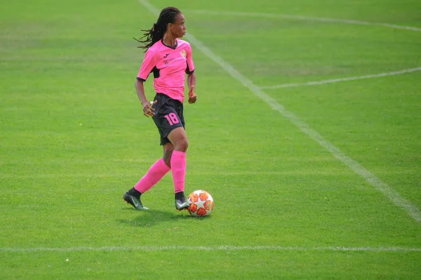 Kharkiv Ukraine July 2020 Woman Football Match Zhilstroi Voshod Lockdown — Stock Photo, Image