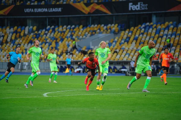 Kharkiv Ukraine August 2020 Action Football Match League Europa Shakhtar — Stock Photo, Image