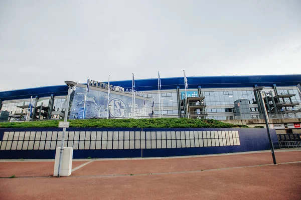 Gelsenkirchen Duitsland Augustus 2020 Ventils Arena Schalke Stadion Voor Wedstrijd — Stockfoto