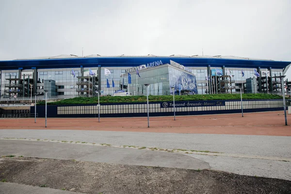 Gelsenkirchen Alemania Agosto 2020 Ventils Arena Estadio Schalke Antes Del — Foto de Stock
