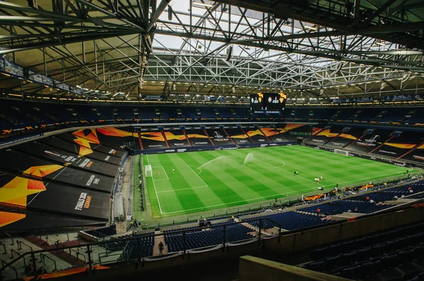 Gelsenkirchen Németország 2020 Augusztus Ventils Arena Vagy Schalke Stadion League — Stock Fotó