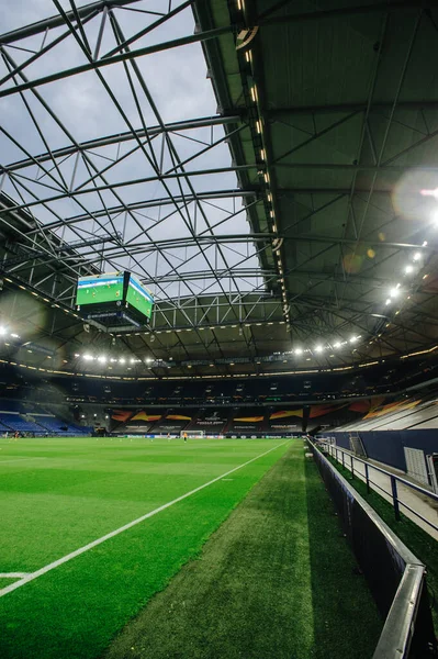 Gelsenkirchen Almanya Ağustos 2020 Avrupa Ligi Maçından Önce Ventils Arena — Stok fotoğraf