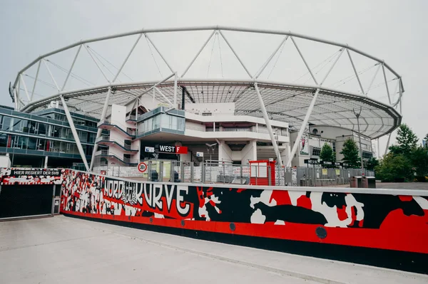 Leverkusen Niemcy Sierpnia 2020 Zdjęcie Bayarena Stadion Klubu Piłkarskiego Bayer — Zdjęcie stockowe