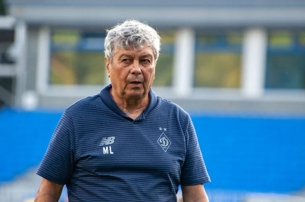 Kyiv Ukraine Serca 2020 Mircea Lucescu Głównym Trenerem Dynamo Kijów — Zdjęcie stockowe