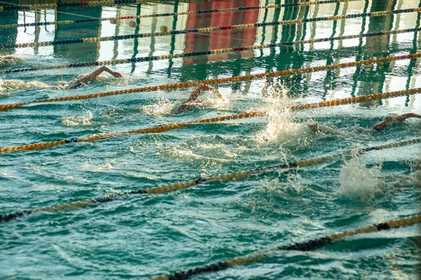 Foto Von Wasserspritzern Schwimmbad Wasser Plätschert — Stockfoto