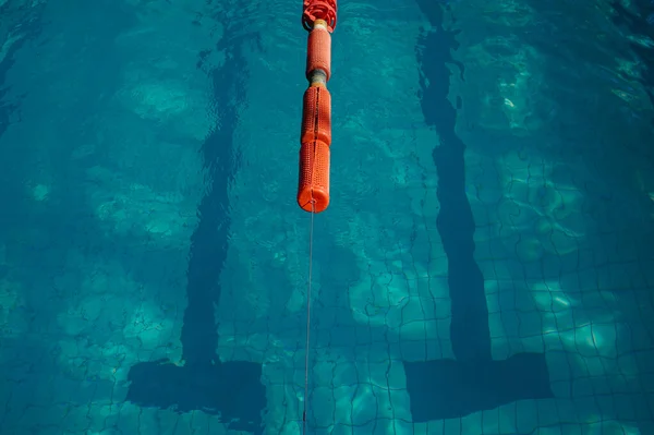 Piscina Deportiva Caminos Natación Divididos Para Nadadores — Foto de Stock