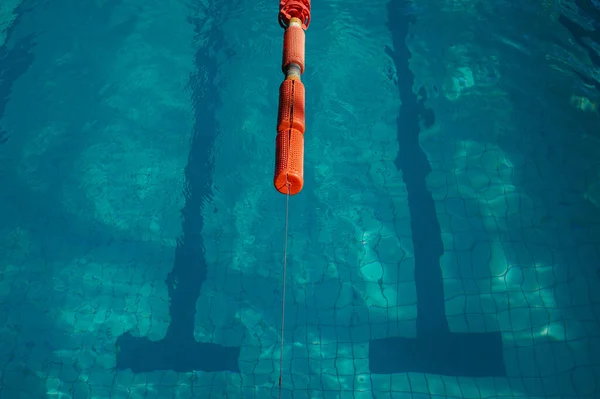 Piscina Deportiva Caminos Natación Divididos Para Nadadores — Foto de Stock