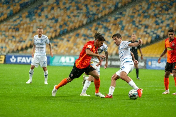 Kyiv Ukraine Agosto 2020 Solteiro Salomão Médio Shakhtar Donetsk Ataque — Fotografia de Stock