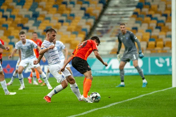 Kyiv Ukraine Agosto 2020 Solteiro Salomão Médio Shakhtar Donetsk Ataque — Fotografia de Stock