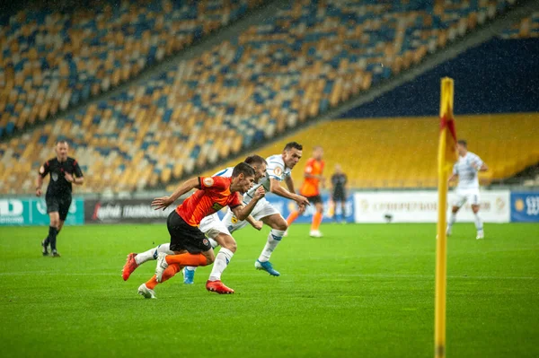 Kyiv Ukraine Agustus 2020 Gelandang Manor Solomon Shakhtar Donetsk Menyerang — Stok Foto