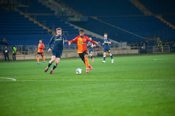 Kharkiv Ucrania Marzo 2020 Tete Centrocampista Shakhtar Donetsk Acción Durante —  Fotos de Stock