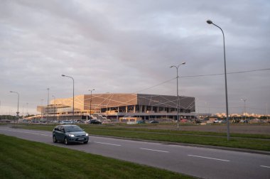 Lviv, Ukrayna - 03 Eylül 2020: UEFA Uluslar Ligi Ukrayna-İsviçre maçı