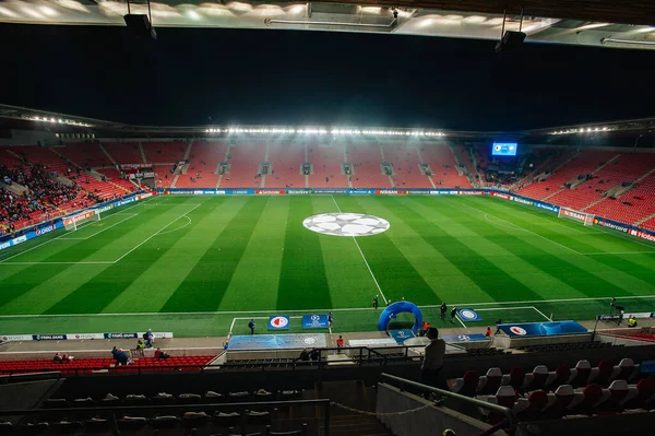 Prague République Tchèque Novembre 2019 Sinobo Stadium Eden Arna Synot — Photo