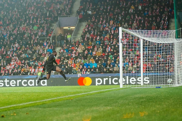 Prag Tschechien November 2019 Romelo Lukaku Während Des Spiels Uefa — Stockfoto
