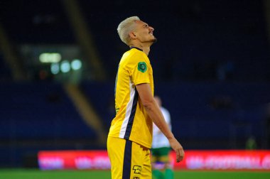 Kharkiv, Ukrayna - 05 Eylül 2020: Derek Ukrayna Metalisti Profesyonel Futbol Ligi 'nin 1925 - Niva Ternopil